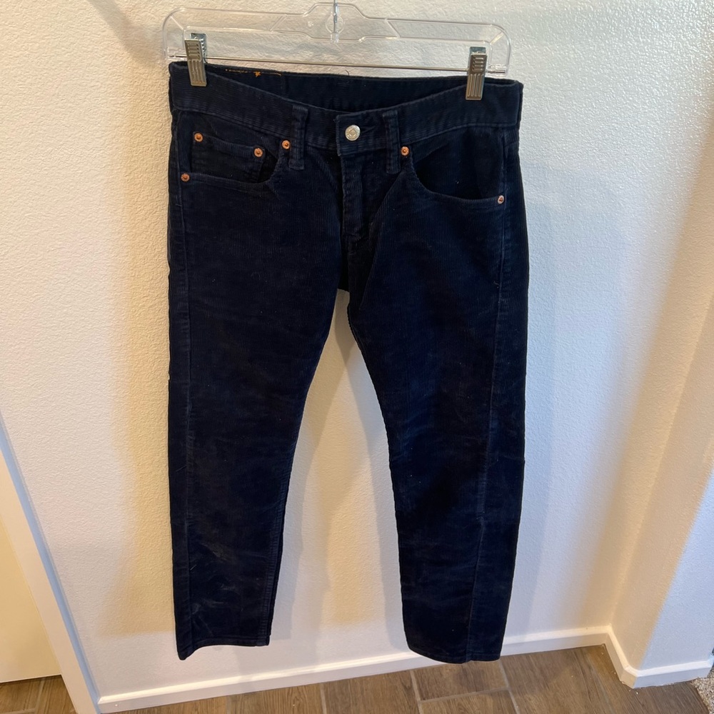 511 Levi’s, dark blue corduroy.  Basically new, only worn a few times.